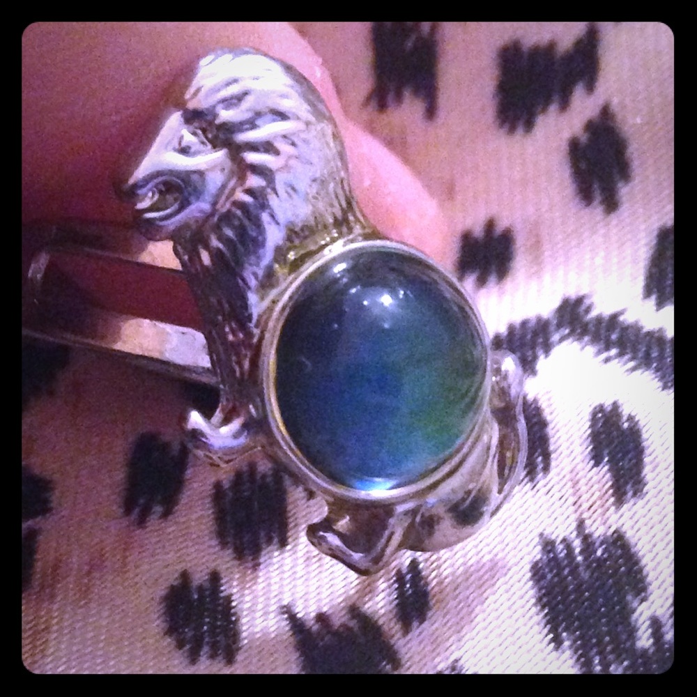 NEW! Lion Mood Ring! Size Adjustable!